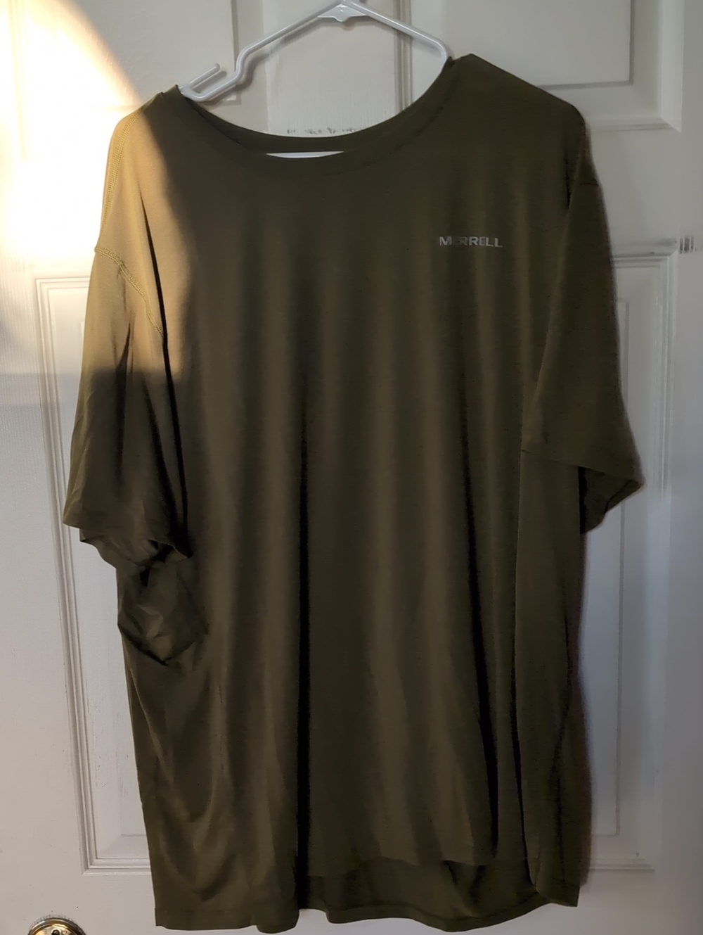 Merrell Men's Olive Short-Sleeve Performance Tee